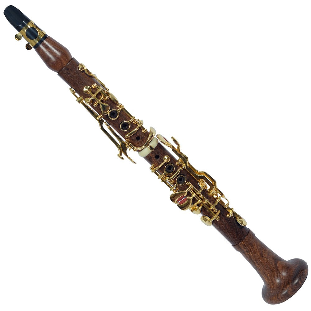 Clarinete en Re (Re) - Alemán - Madera de Cocobolo