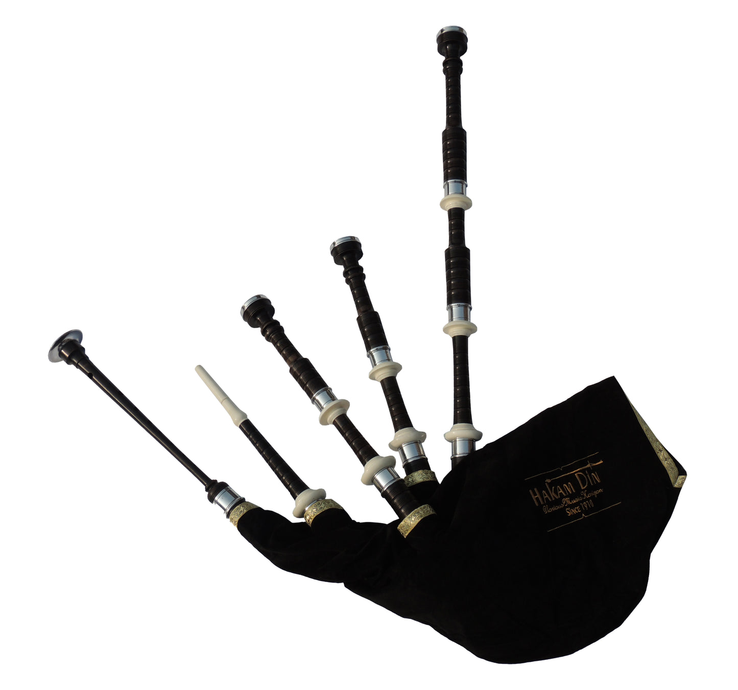 Gaita Highland | C-2 | Monturas de imitación de marfil y casquillos de níquel