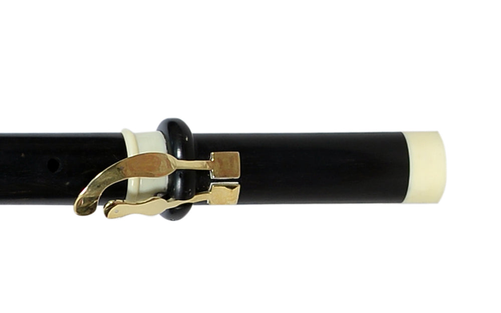 Flauta barroca de JJ Quantz - Madera de cocobolo o granadilla - 1 o 2 llaves