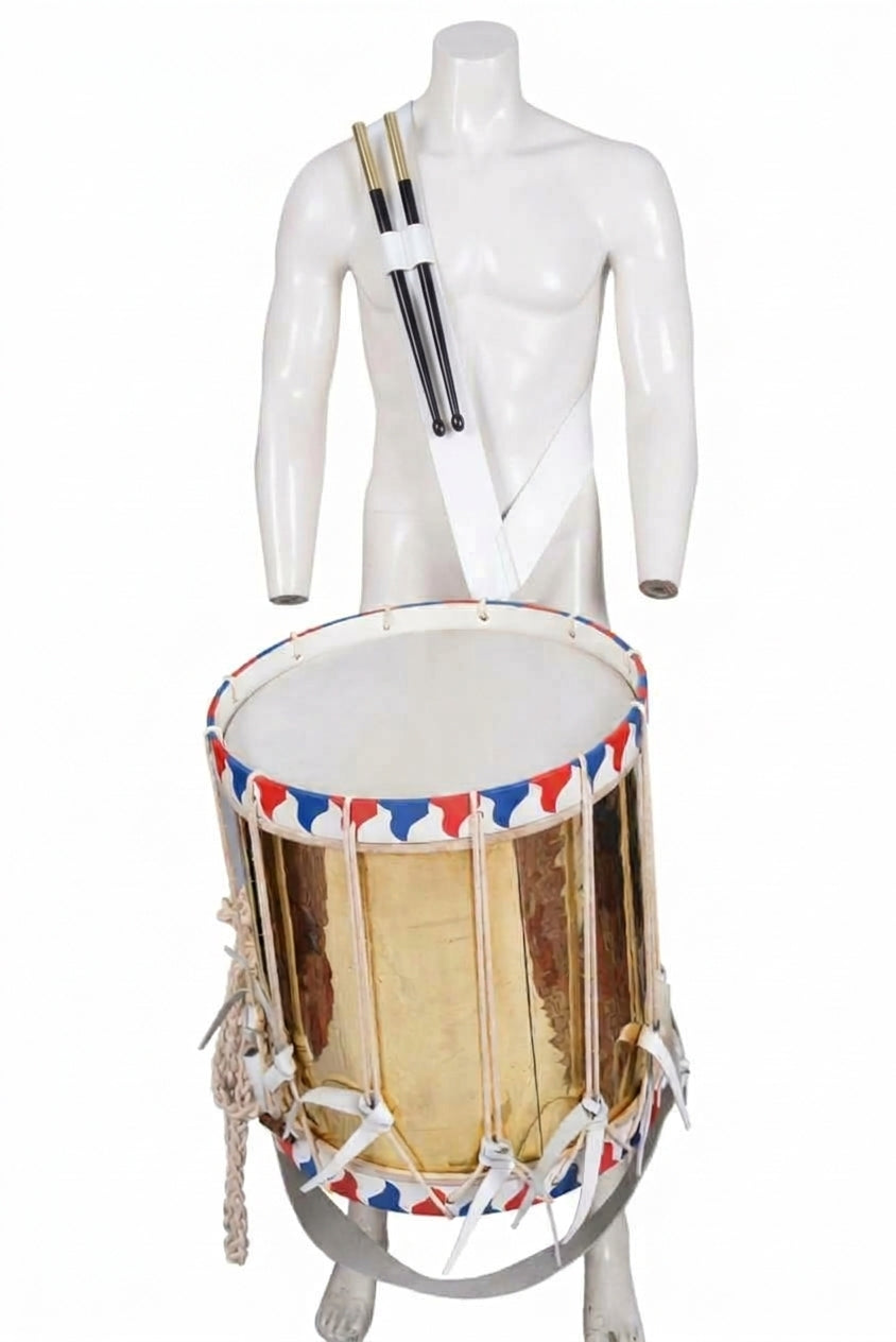 Marching Snare Drum 18.5 x 18.5 Brass Shell