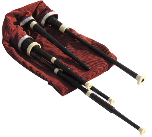 Scottish Smallpipes - African Blackwood - Ivory Mounts
