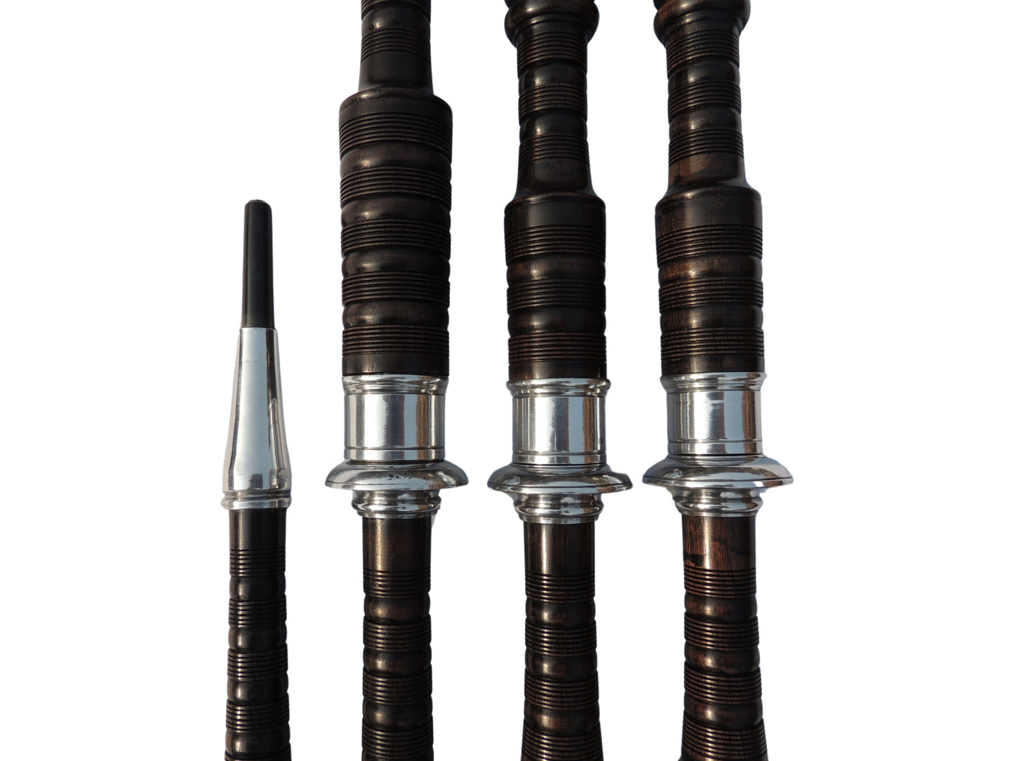 Highland Bagpipe | C-3 | Nickle Mounts and Ferrules