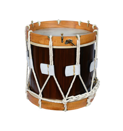 Renaissance-Trommel – Militärische Erbstück-Trommel – Walnussschale und indische Cocobolo-Reifen