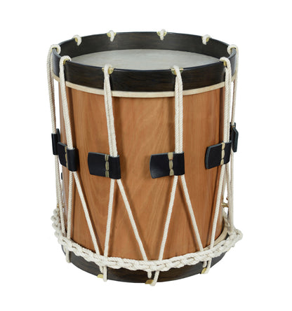 Trommel aus der Renaissance – Militärische Erbstück-Trommel – Indischer Cocobolo-Korpus mit schwarzen Spannreifen
