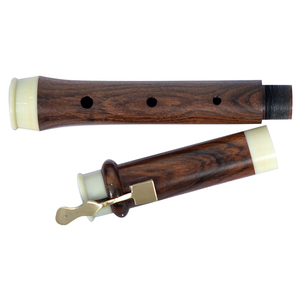 JJ Quantz's Baroque Flute - Cocobolo or Grenadilla Wood - 1 or 2 Keys