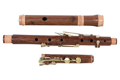 Flauta irlandesa en D de 8 tonos | Cromática a Do grave | D'Almaine London 